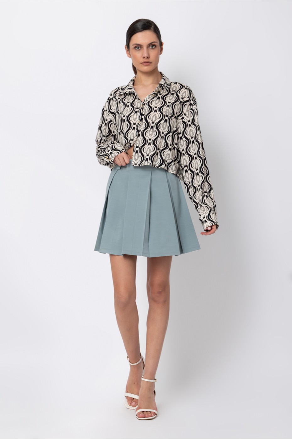 MINI SKIRT WITH PLEATS