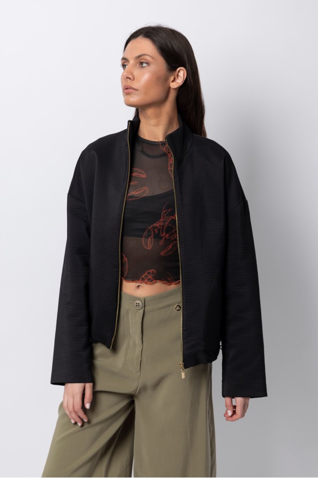 JACKET ΚΟΝΤΟ ZOE BLACK