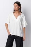 V-NECK BLOUSE