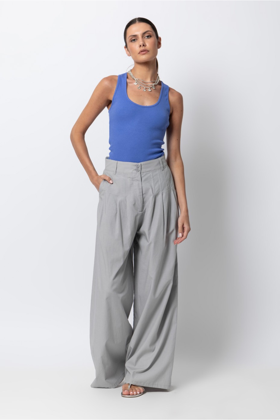 WIDE LEG TROUSERS