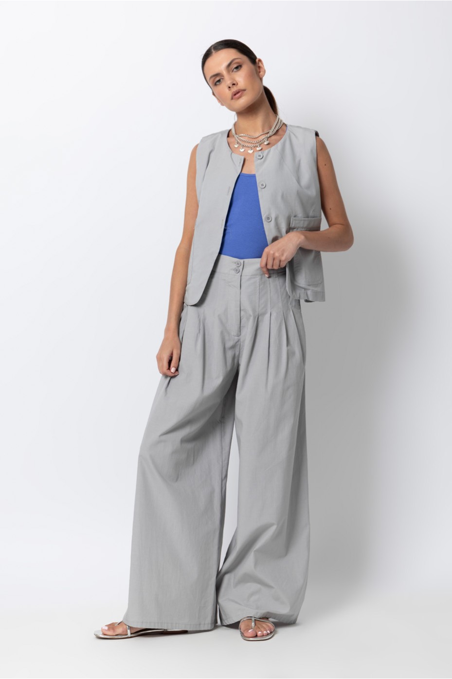 WIDE LEG TROUSERS