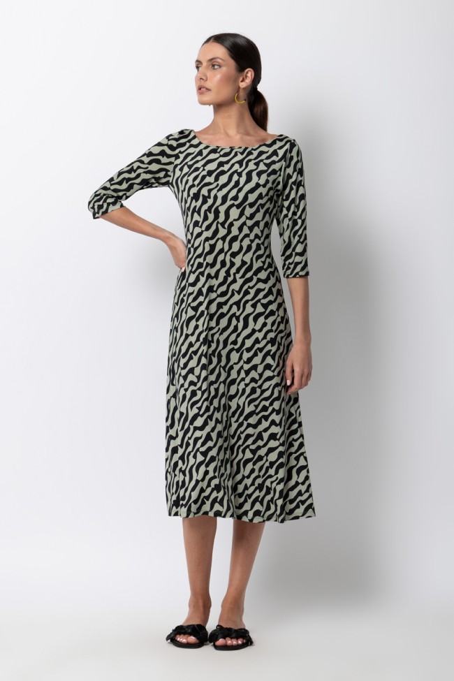 DRESS MIDI ELASTIC