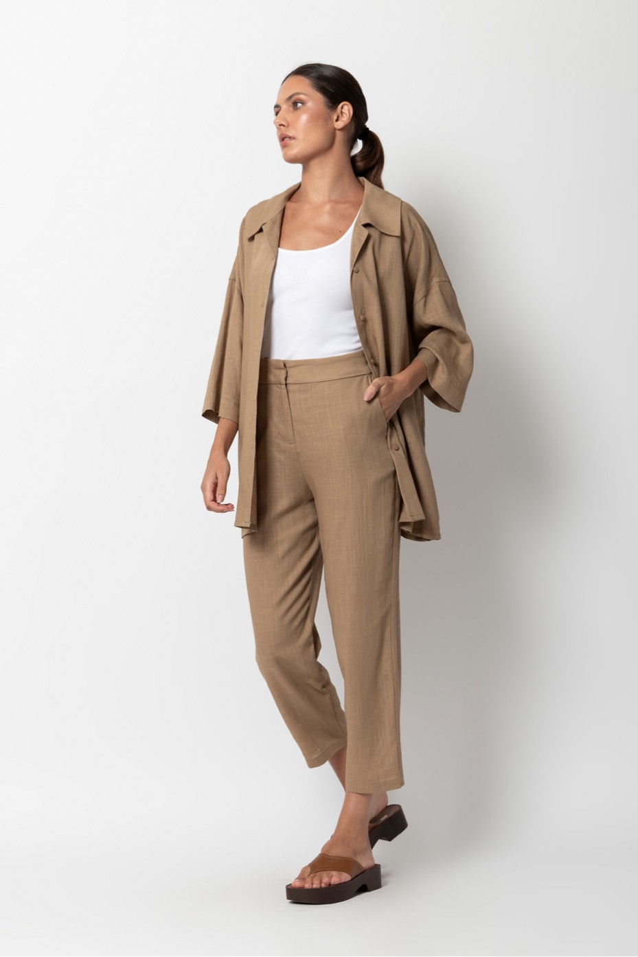 ΠΟΥΚΑΜΙΣΟ ΛΙΝΟ OVERSIZED