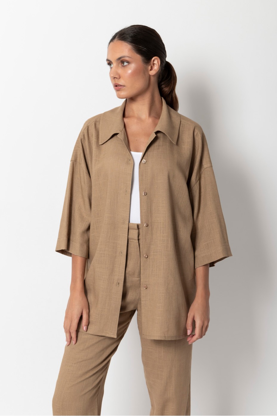 ΠΟΥΚΑΜΙΣΟ ΛΙΝΟ OVERSIZED