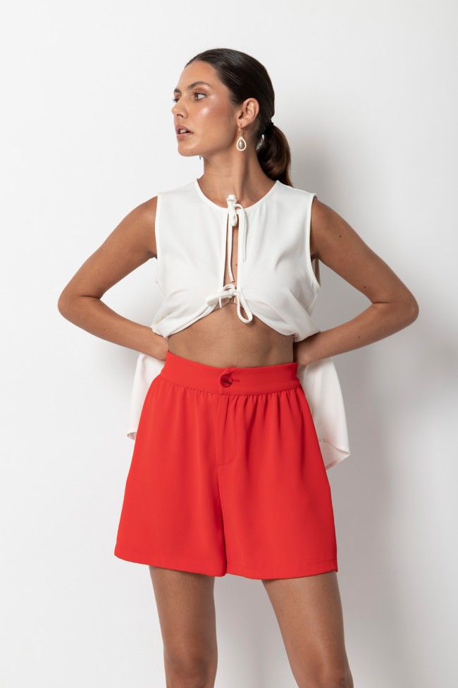 SHORTS WITH RUFFLES