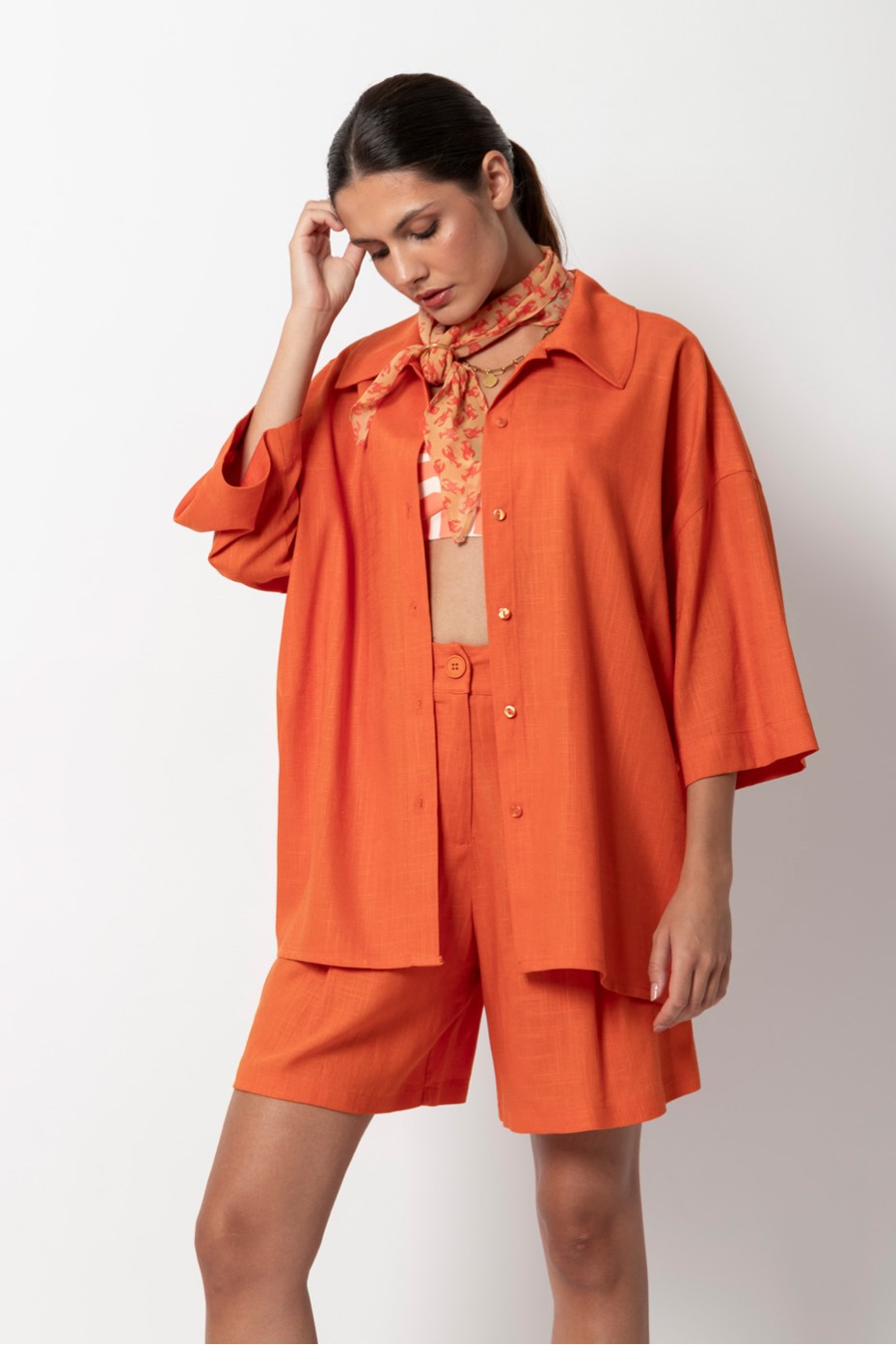 ΠΟΥΚΑΜΙΣΟ ΛΙΝΟ OVERSIZED