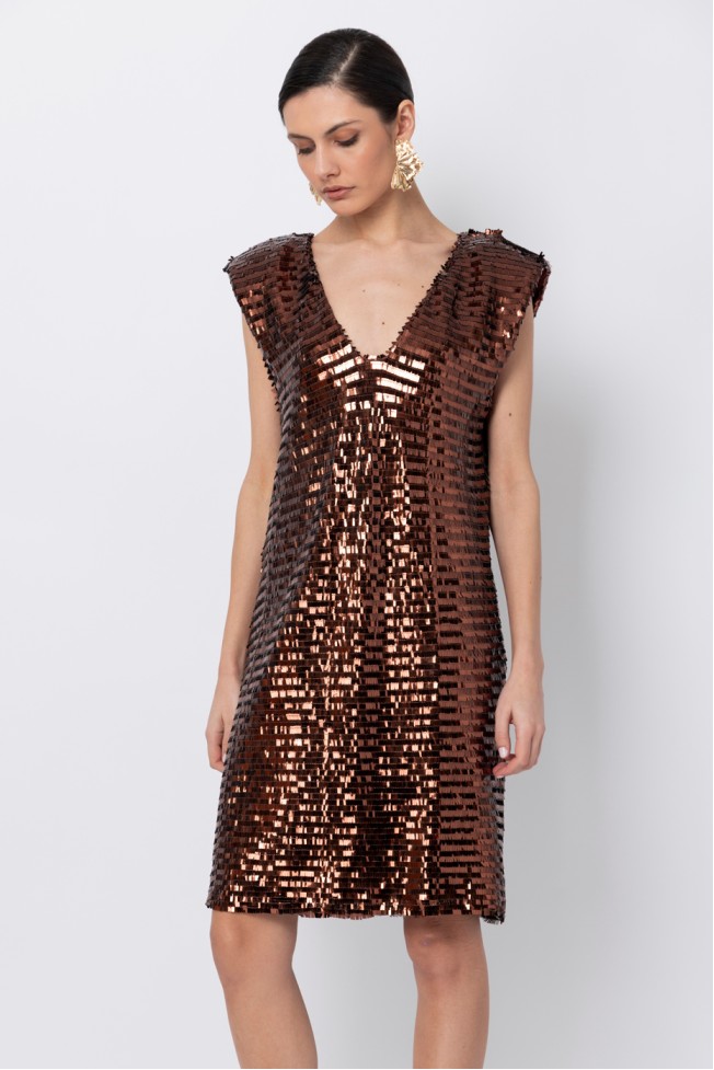 MINI SEQUINS DRESS