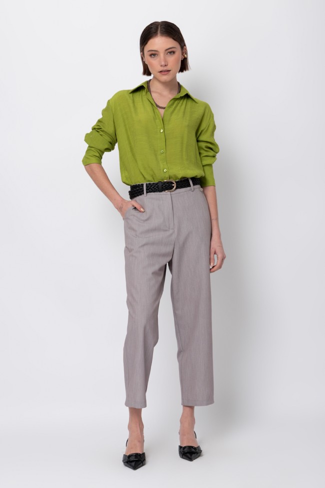SHIRT WITH V NECKLINE
