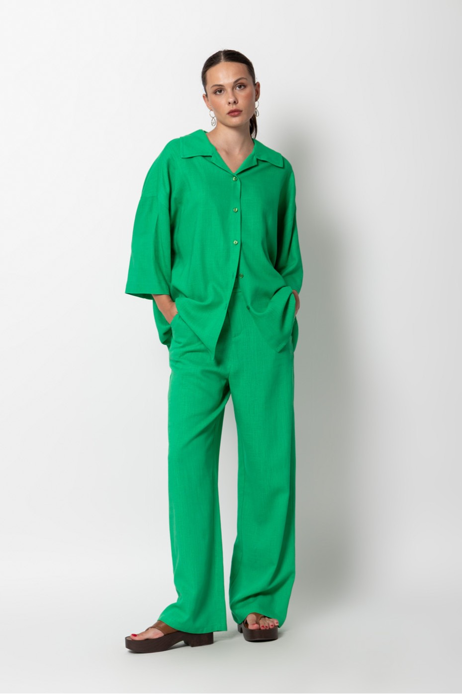 ΠΟΥΚΑΜΙΣΟ ΛΙΝΟ OVERSIZED