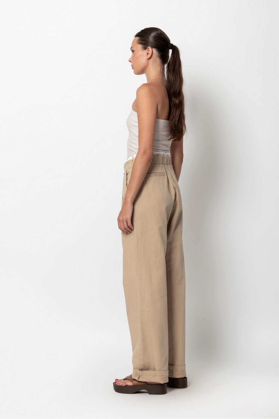 DOUBLE BELT PANTS