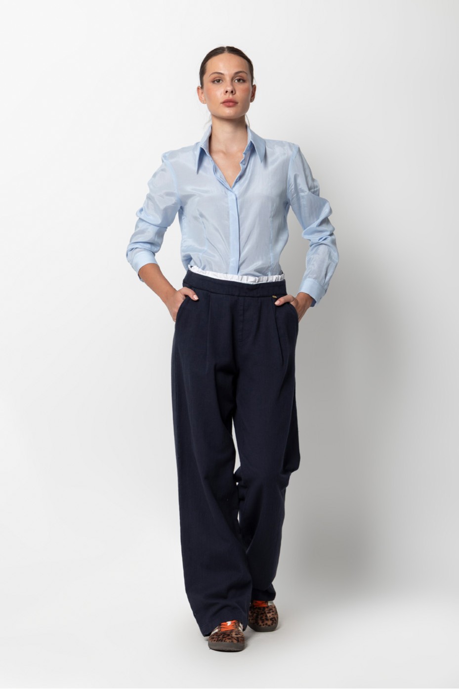 DOUBLE BELT PANTS