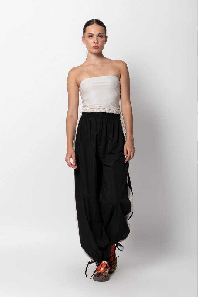 PARACHUTE PANTS WITH ELASTIC