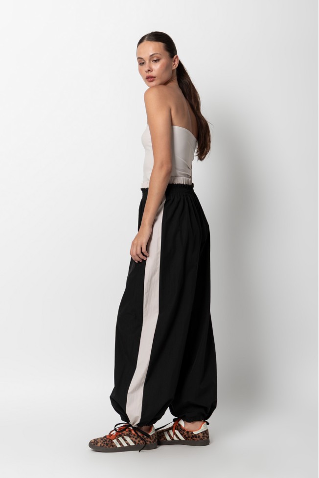 PARACHUTE PANTS WITH ELASTIC