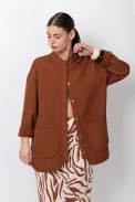 OVERALL WITH EMBOSSED TEXTURE