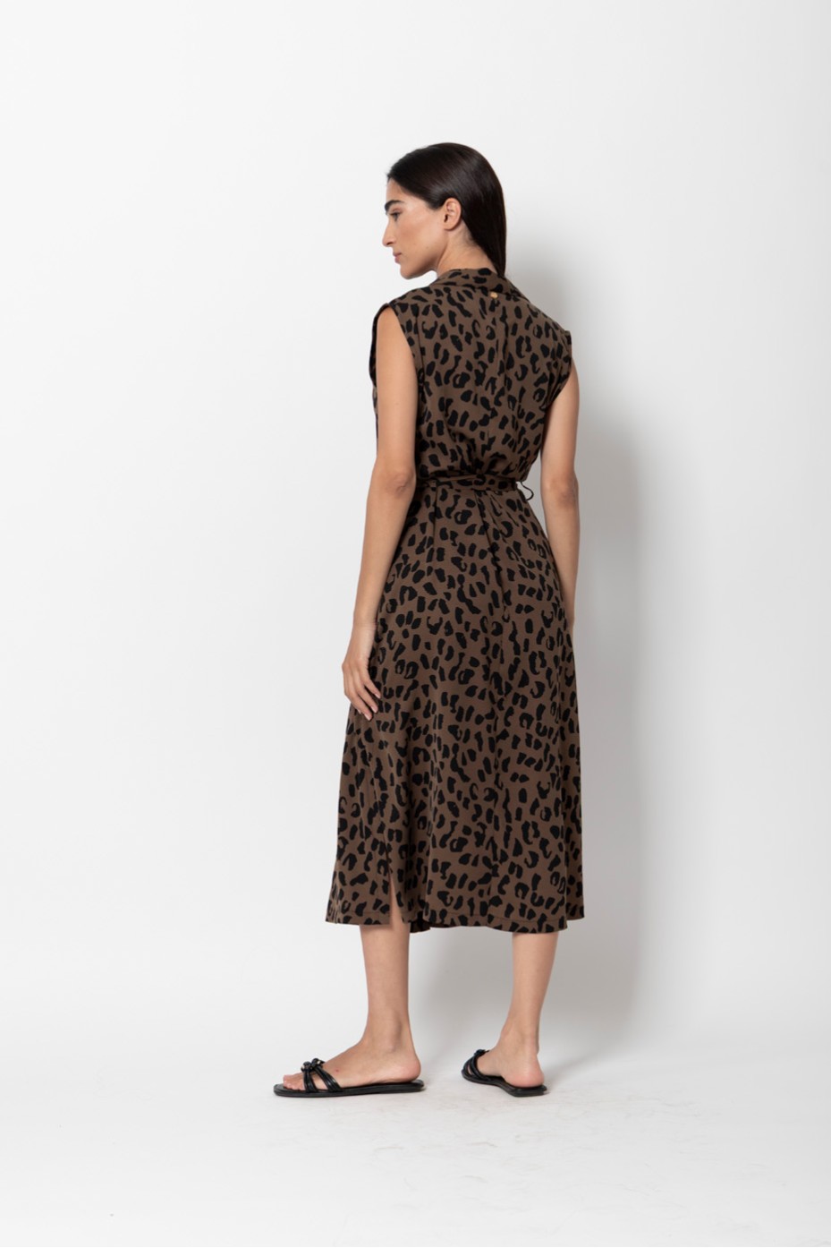 LONG PRINTED DRESS
