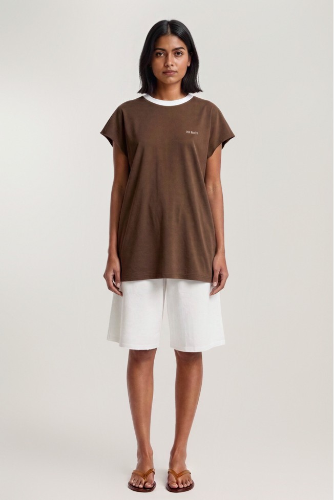 ΜΠΛΟΥΖΑ ΒΑΜΒΑΚΕΡΗ OVERSIZED ΜΕ ΚΕΝΤΗΜΑ