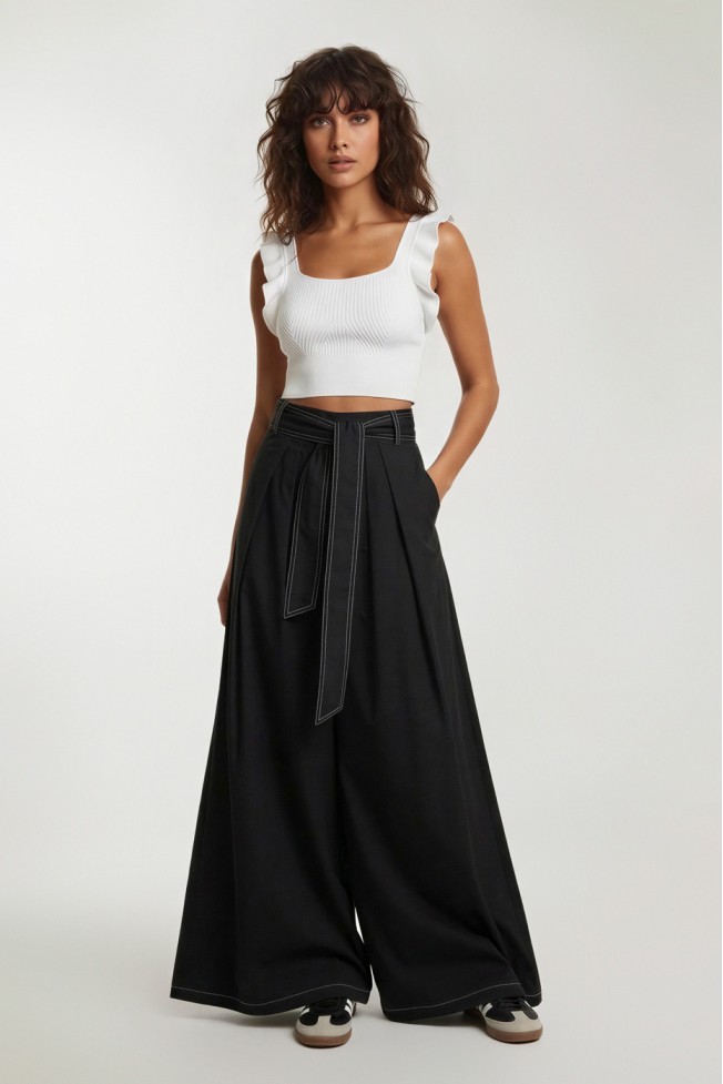 ΠΑΝΤΕΛΟΝΑ WIDE LEG ΜΕ ΠΙΕΤΕΣ