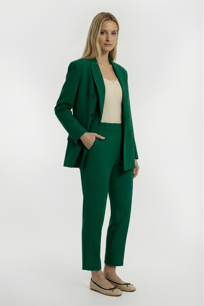 CROP PANTS WITH ELASTIC