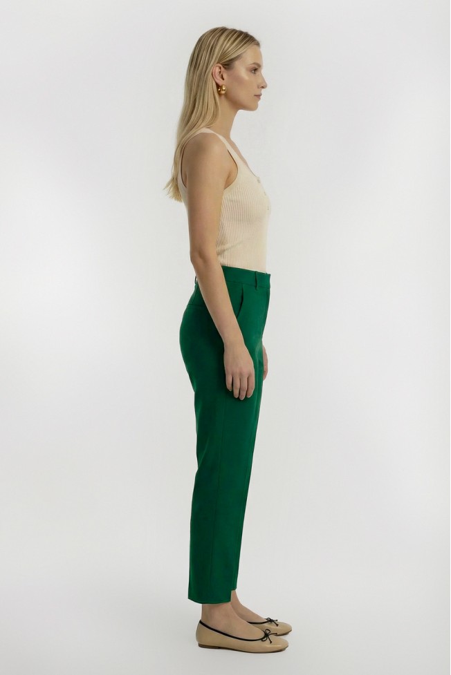 CROP PANTS WITH ELASTIC