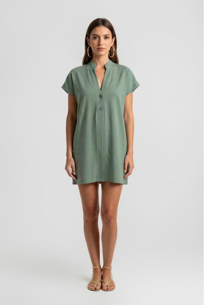 MINI DRESS WITH BUTTONS