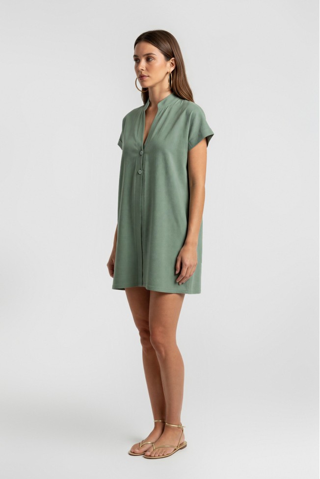 MINI DRESS WITH BUTTONS
