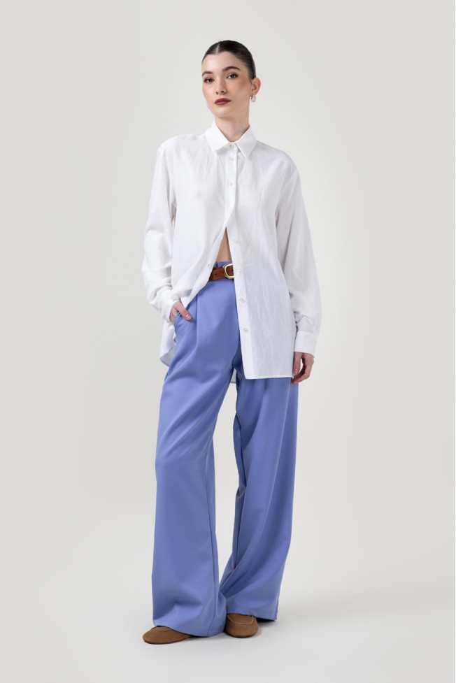 LONG SHIRT WITH COLLAR