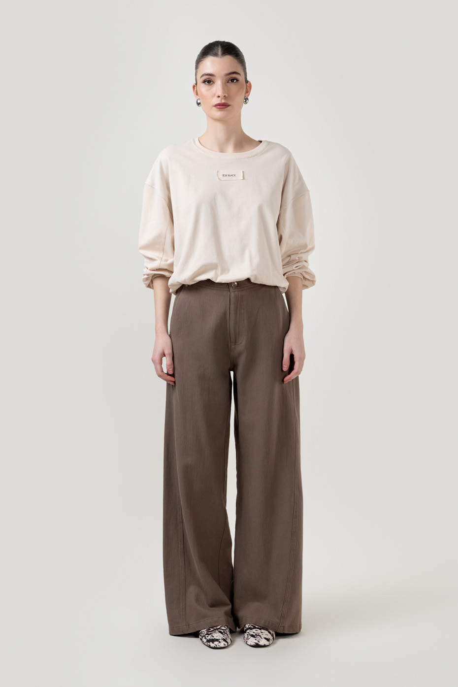 ΠΑΝΤΕΛΟΝΑ WIDE LEG ZOE BLACK