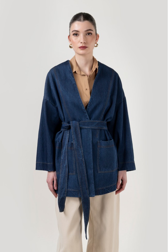 ΠΑΝΩΦΟΡΙ OVERSIZED ΤΖΙΝ ΜΕ ΚΟΥΜΠΙ