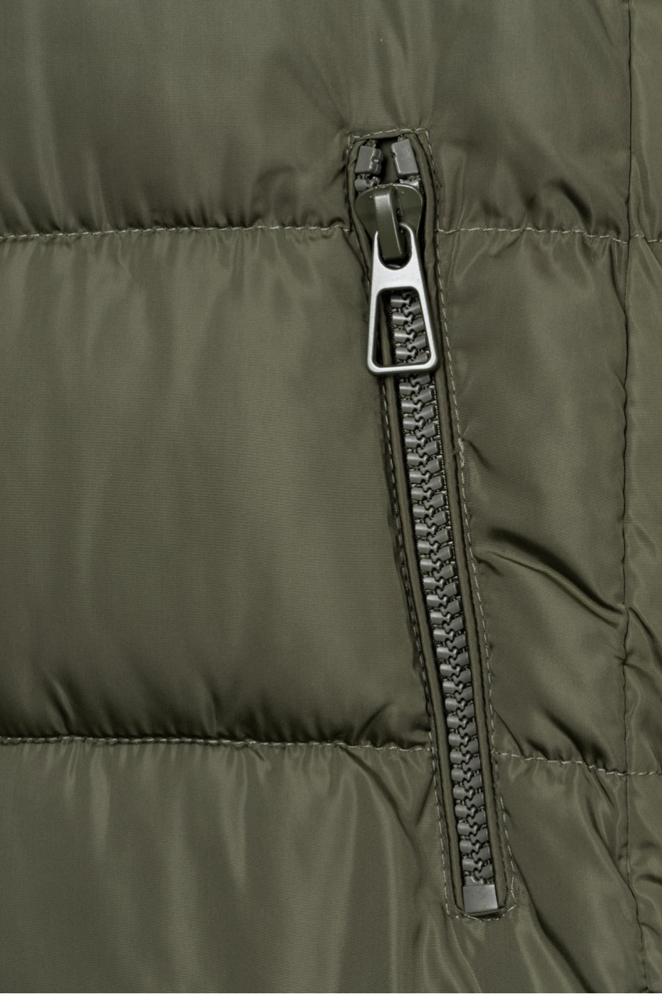 LONG PUFFER JACKER WITH ZIPPER