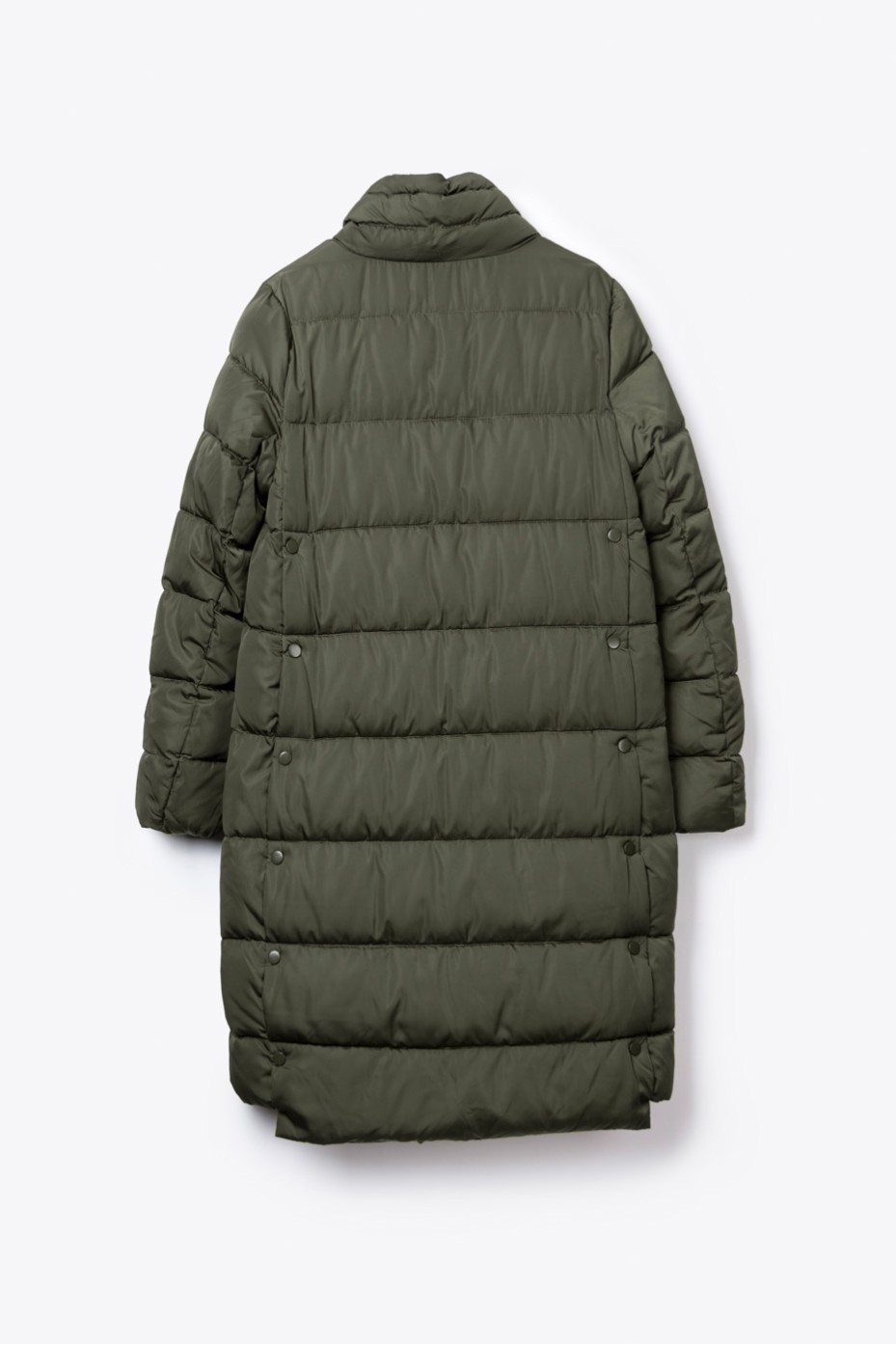 LONG PUFFER JACKER WITH ZIPPER