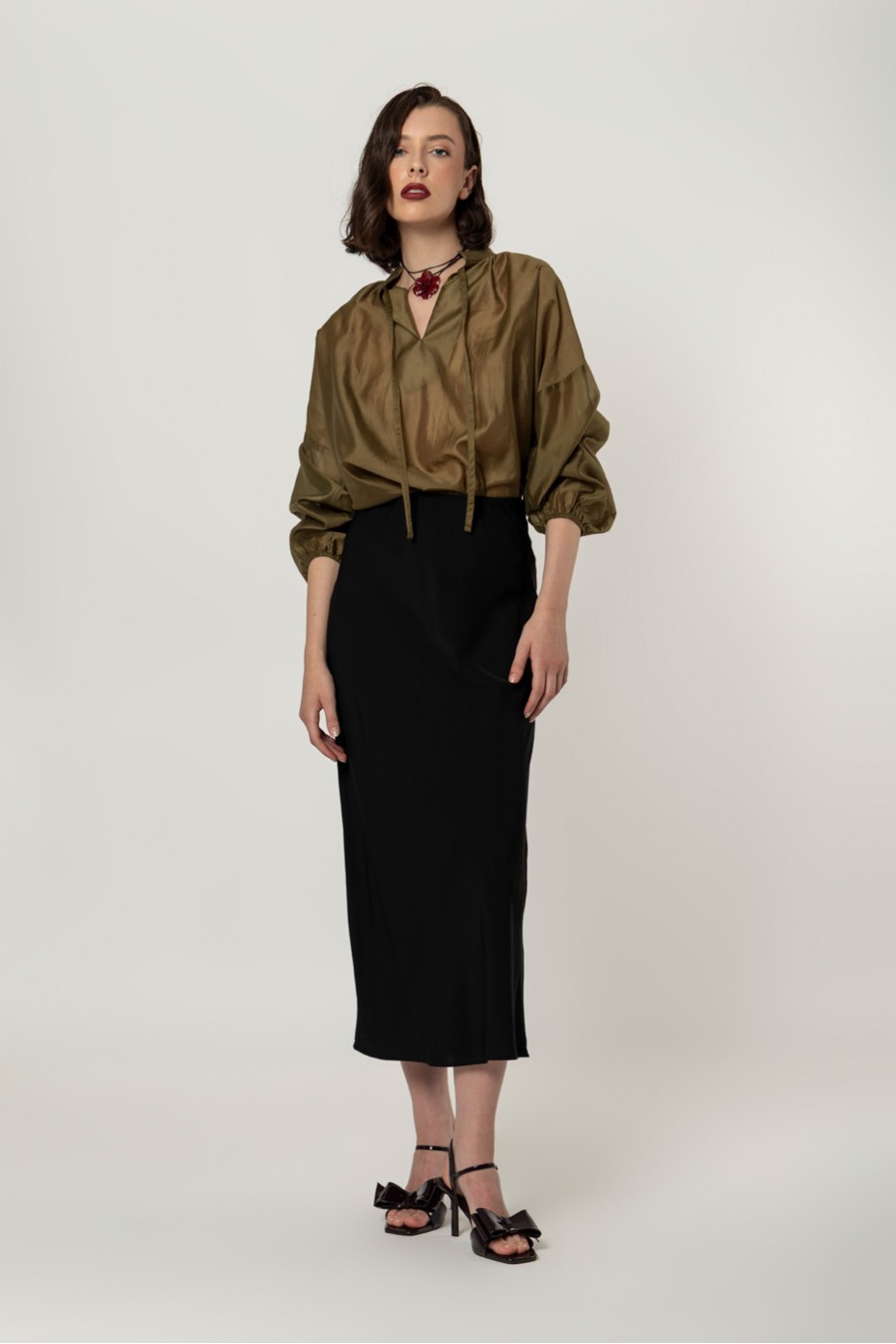 MIDI SKIRT ZOE BLACK