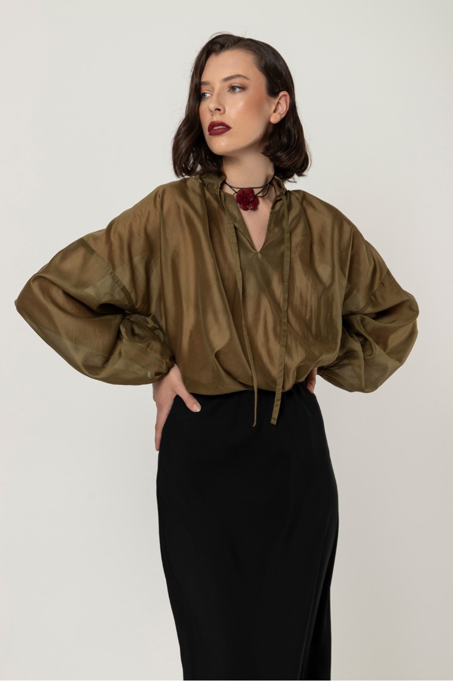 MIDI SKIRT ZOE BLACK