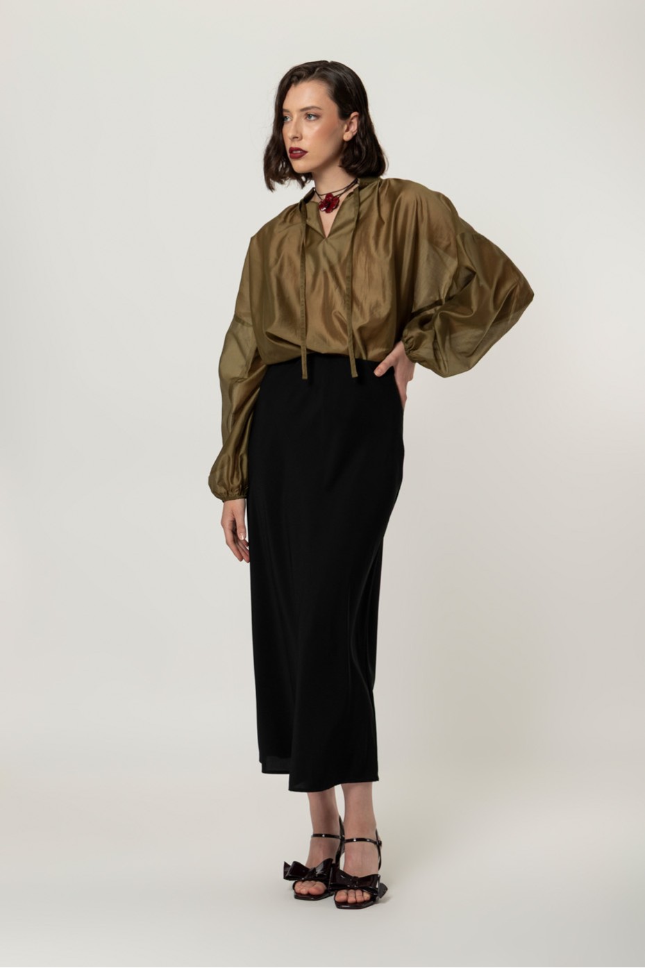 MIDI SKIRT ZOE BLACK