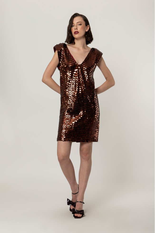 MINI SEQUINS DRESS