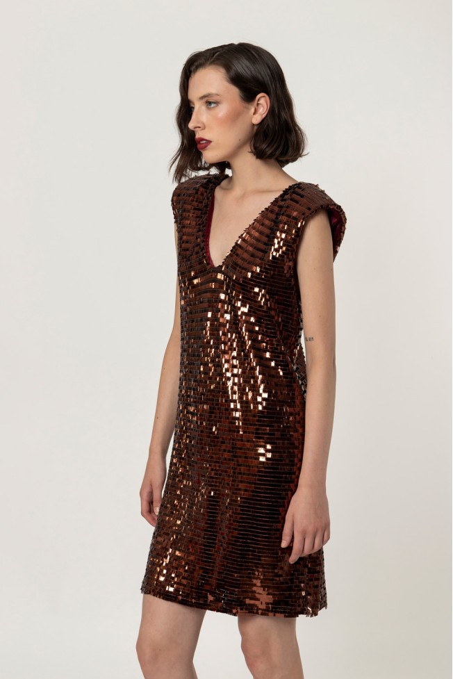 MINI SEQUINS DRESS