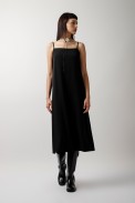MIDI DRESS WITH THIN STRAPS