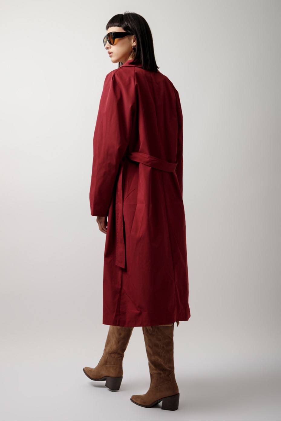 MAXI TRENCH COAT WITH BELT
