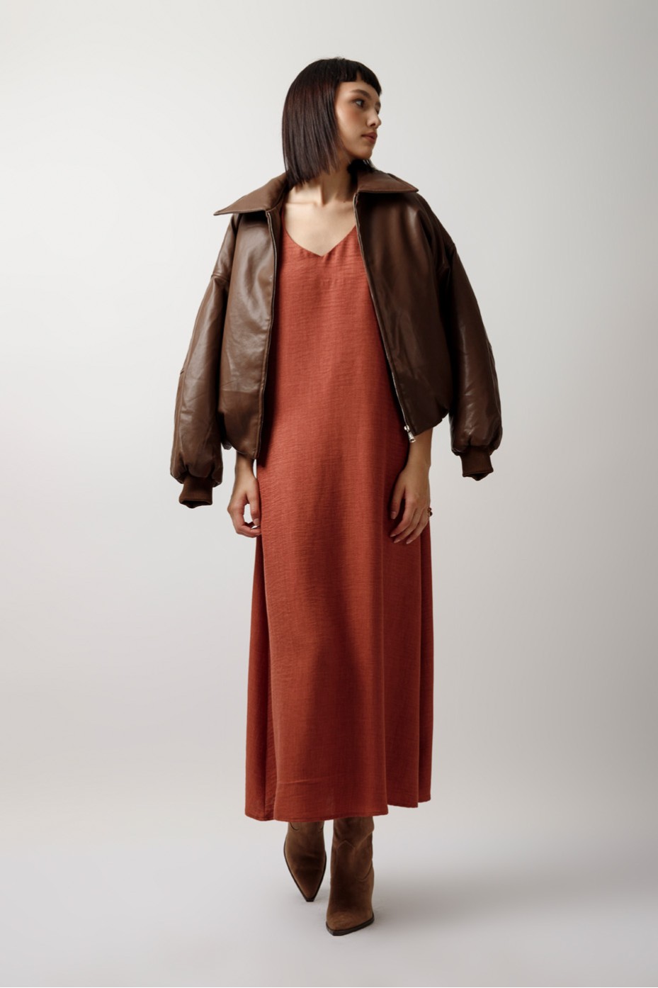 MAXI DRESS WITH BELT