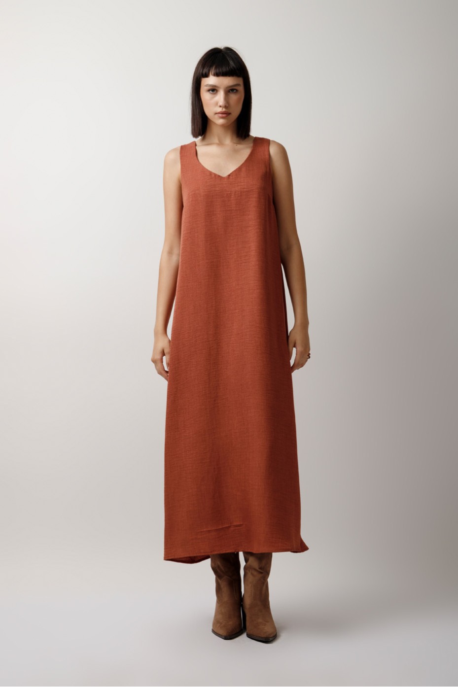 MAXI DRESS WITH BELT