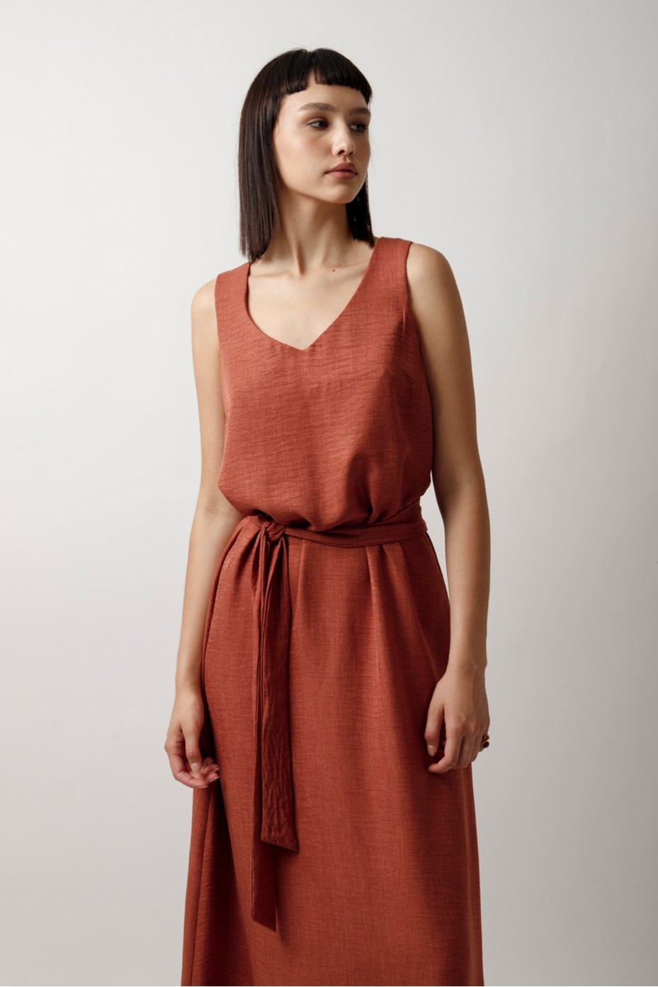 MAXI DRESS WITH BELT
