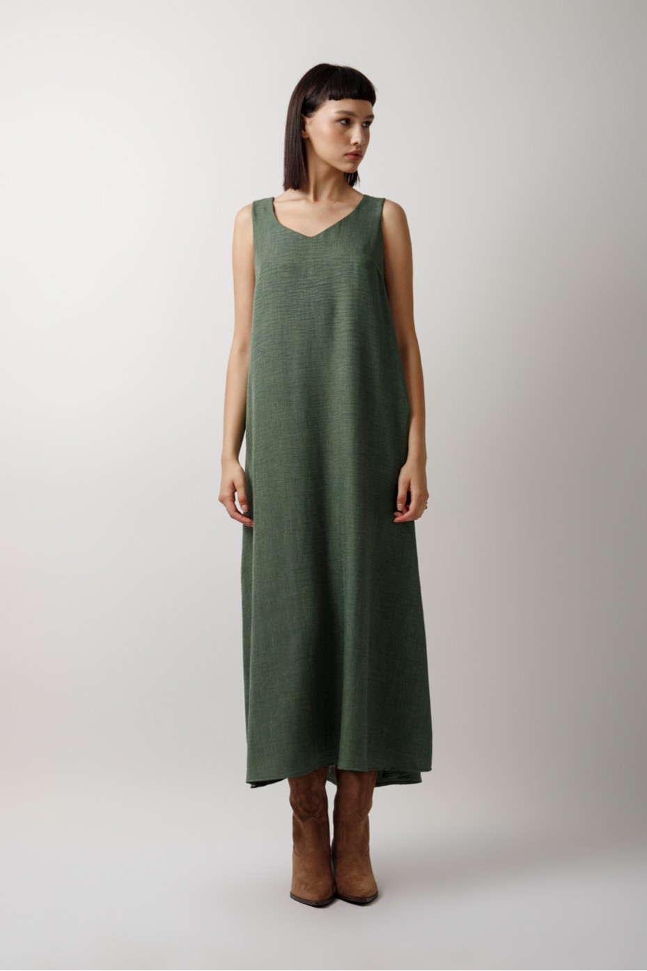 MAXI DRESS WITH BELT