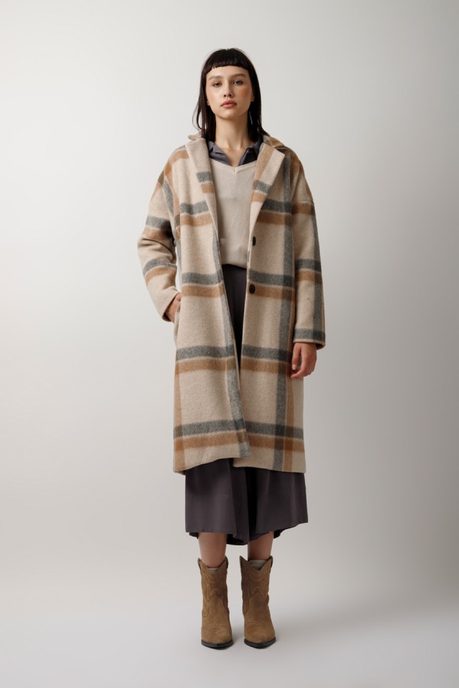 ΠΑΛΤΟ ΚΑΡΟ OVERSIZED