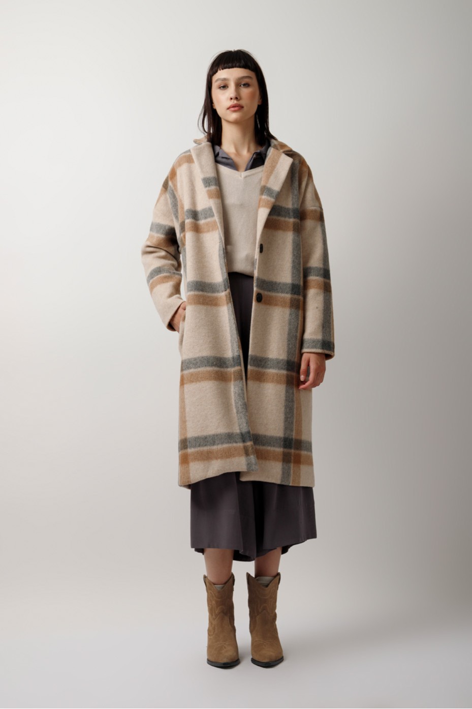 ΠΑΛΤΟ ΚΑΡΟ OVERSIZED