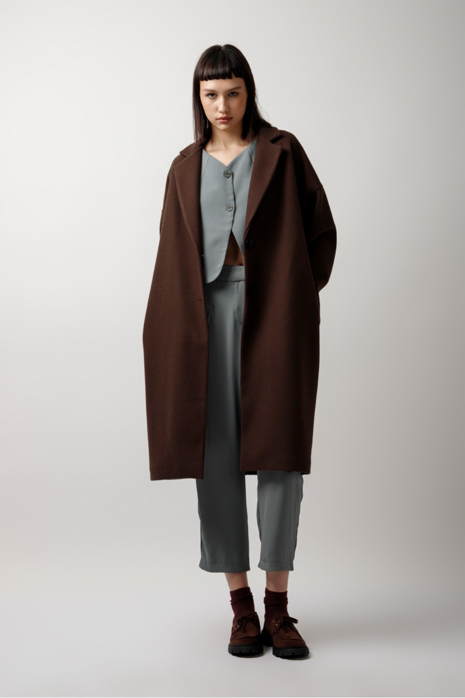 OVERSIZED MONOCHROME COAT