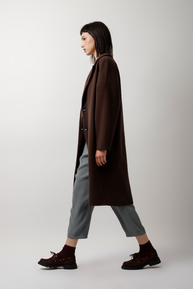 ΠΑΛΤΟ ΜΟΝΟΧΡΩΜΟ OVERSIZED