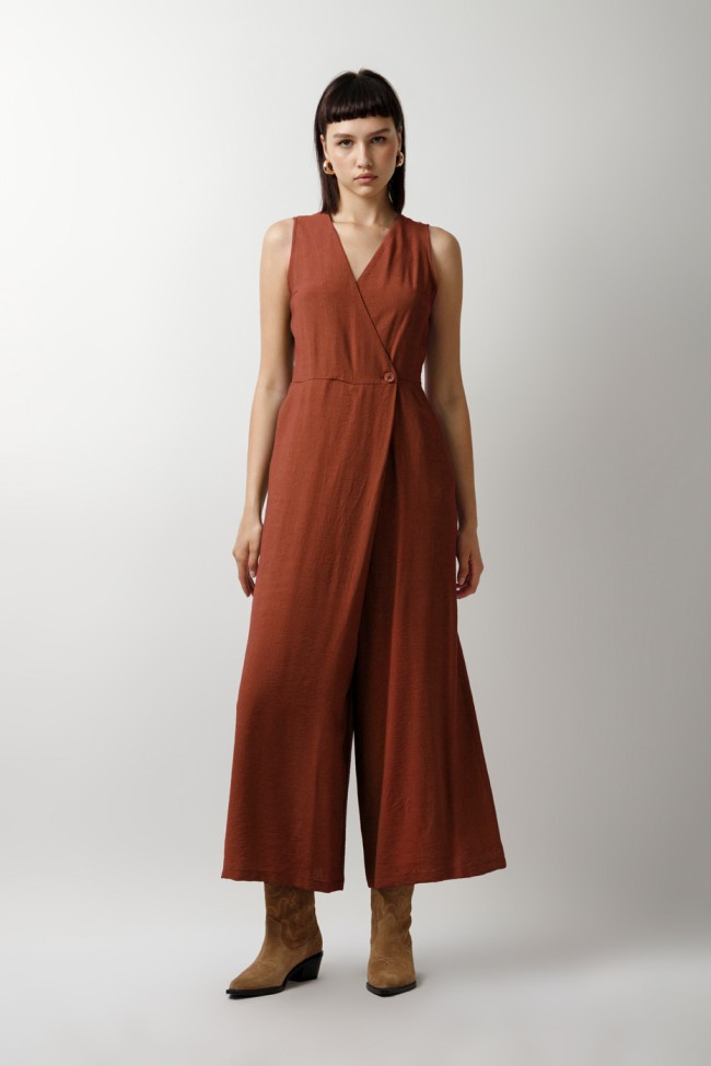 SLEEVELESS JUMPSUIT