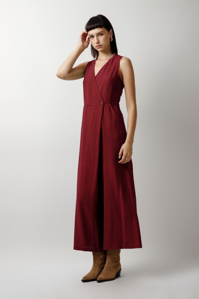 SLEEVELESS JUMPSUIT