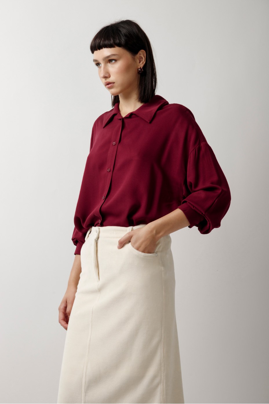 PENCIL RIB SKIRT