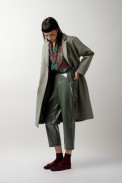 ECO LEATHER CROP PANTS