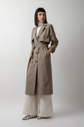 MAXI TRENCH COAT WITH BELT
